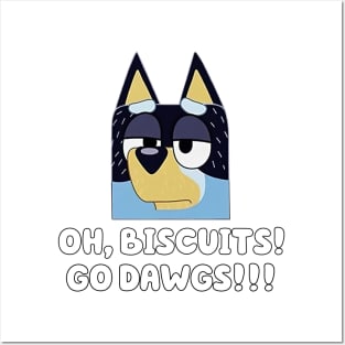 Bluey Animated Movie biscuits Posters and Art